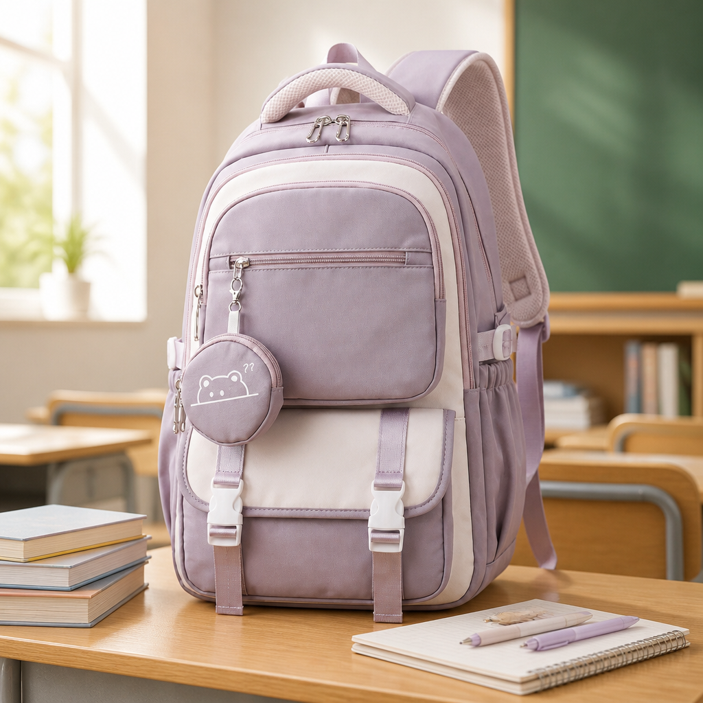 Pojemny Plecak Szkolny z Wieloma Kieszeniami – Bagiro
