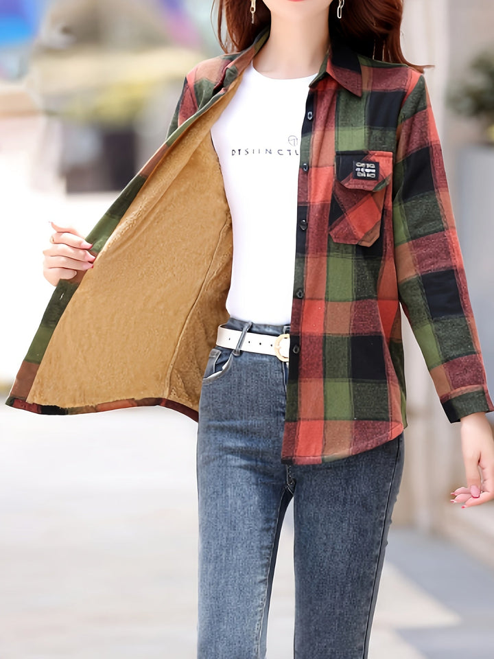Fasonowana Casual Bluzka Damska - Nora