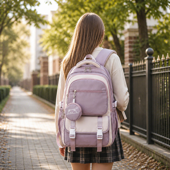 Pojemny Plecak Szkolny z Wieloma Kieszeniami – Bagiro