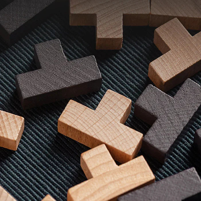 3D Drewniana Łamigłówka - PuzzleMaster-Trend Polska