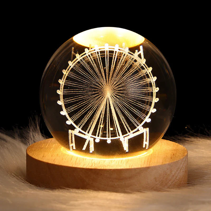 3D Kryształowe Oświetlenie Nastrojowe - GlowCryst-Rezygnacja 6CM-Trend Polska