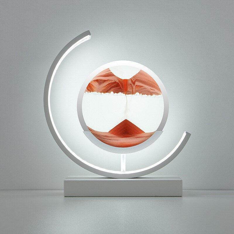 3D Muszla Stolikowa Lampa - Abyss-Czerwony-Biały-Trend Polska