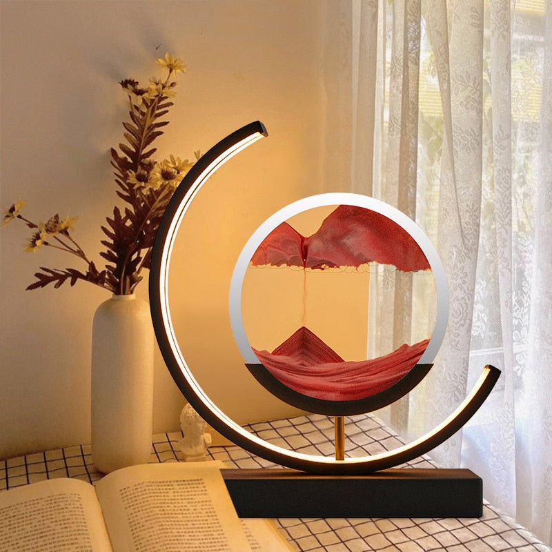 3D Muszla Stolikowa Lampa - Abyss-Zielony-Czarny-Trend Polska