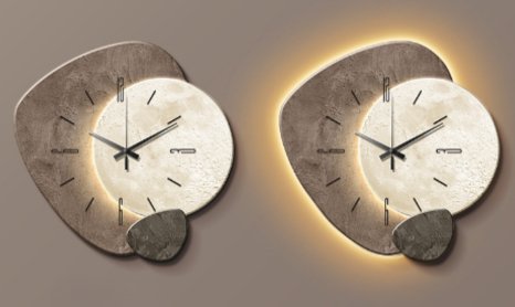 Minimalistyczny zegar ścienny w skandynawskim designie - NordiqTime