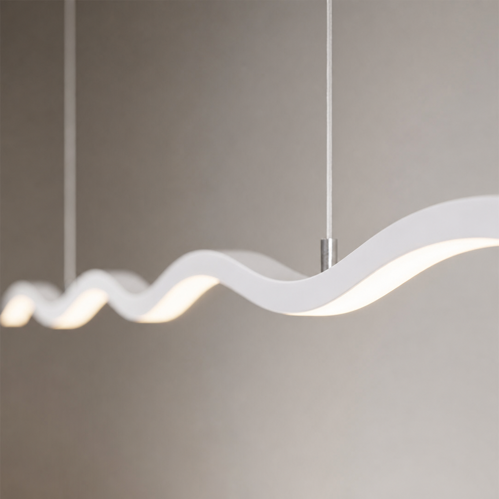 Nowoczesna Lampa Wisząca z Efektem Płynącego Światła – Flowine