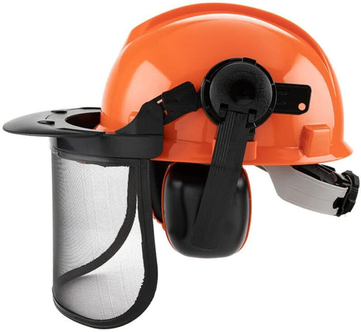 Kask ochronny z osłoną na twarz i ochroną słuchu – ArborMax