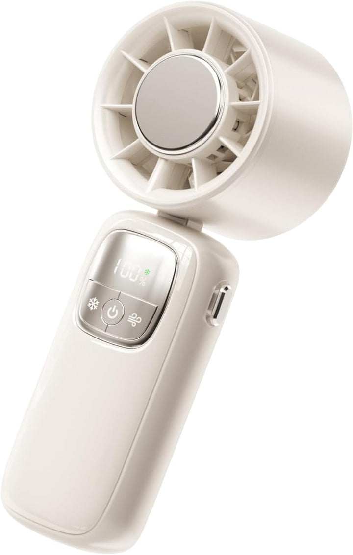 Przenośny składany wentylator ręczny z wyświetlaczem LED 100 prędkości