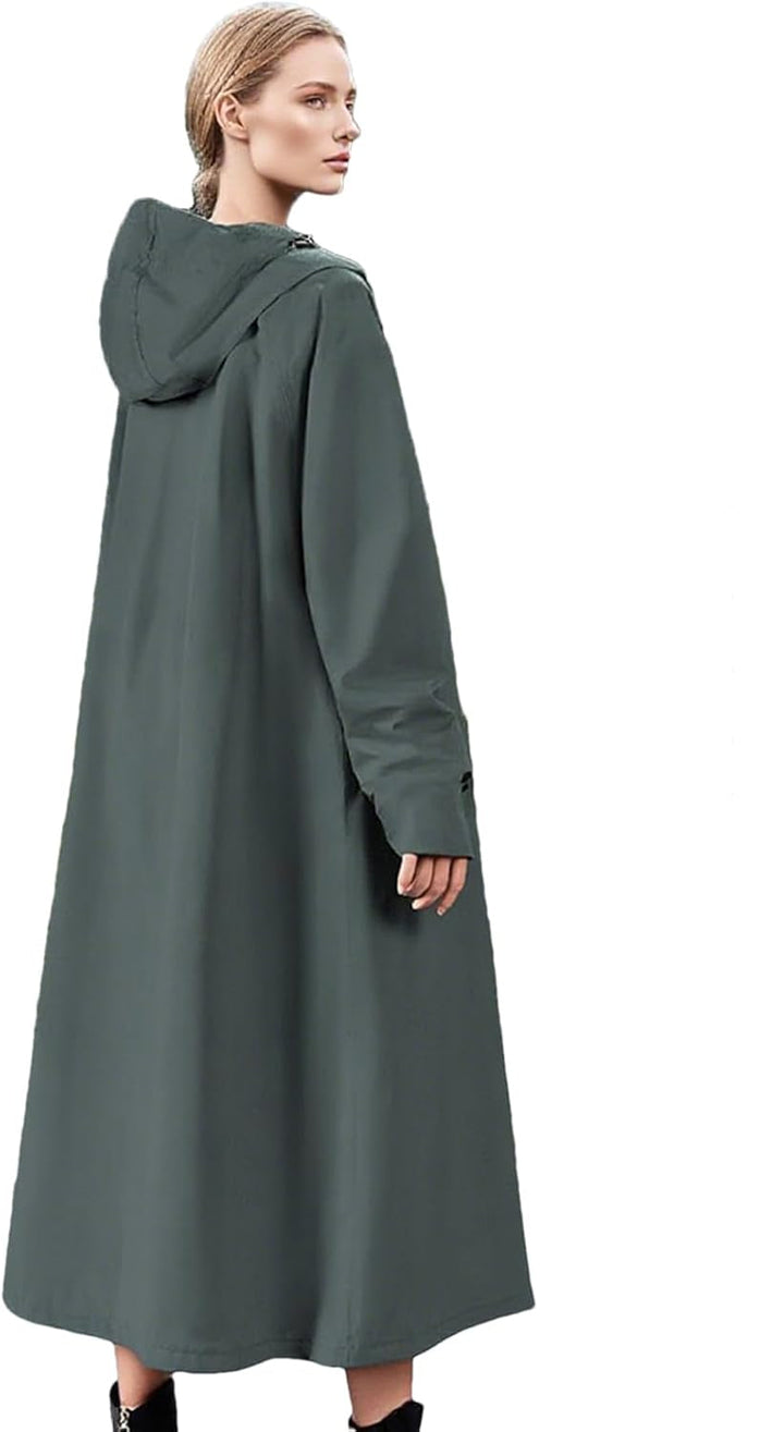 Długi płaszcz przeciwdeszczowy – Veridra