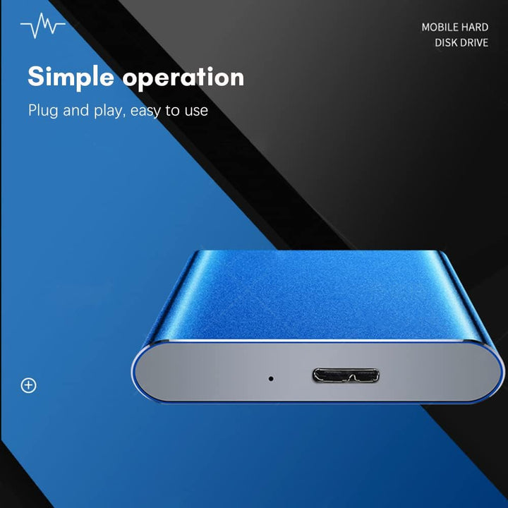 Przenośny dysk twardy 1 TB USB 3.0 z metalową obudową i transferem o wysokiej prędkości – Dravero