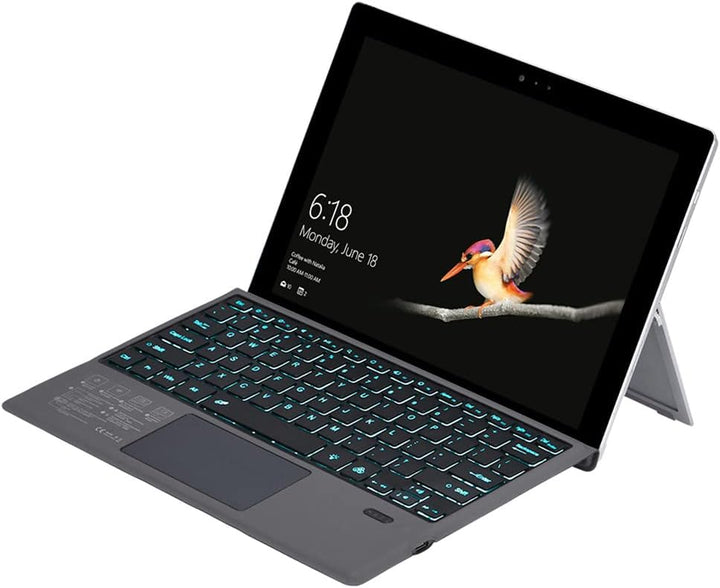 Bezprzewodowa klawiatura Bluetooth z podświetleniem i gładzikiem do Surface Pro – Nexora
