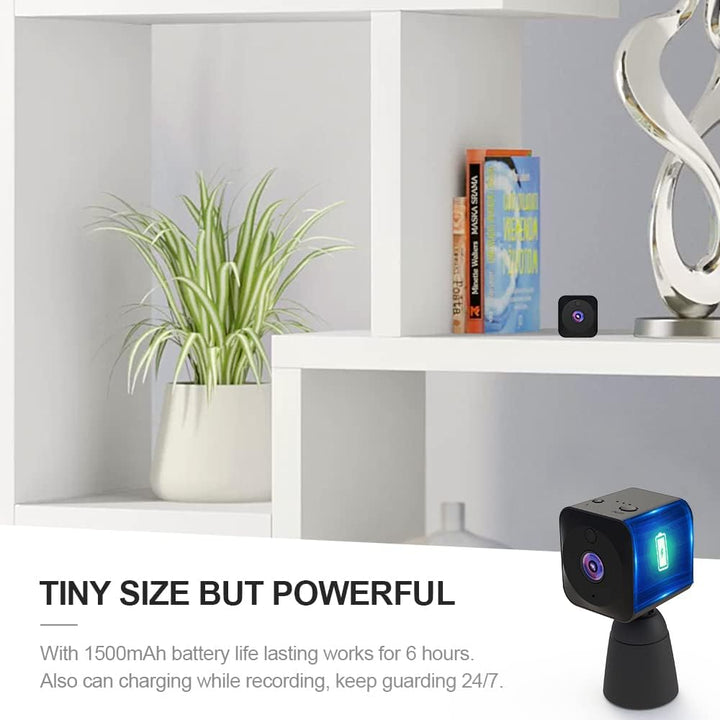 Mini-kamera bezpieczeństwa 4K WiFi ukryta kamera wewnętrzna z funkcją nocną