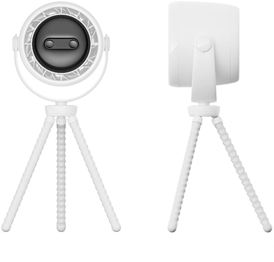 Rechargeable clip-on stroller fan with night light 100 speeds