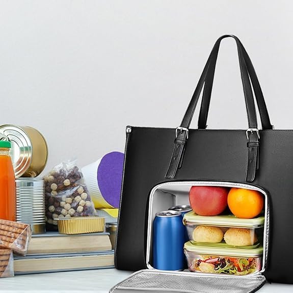 Damska izolowana torba na lunch z kieszenią na laptopa