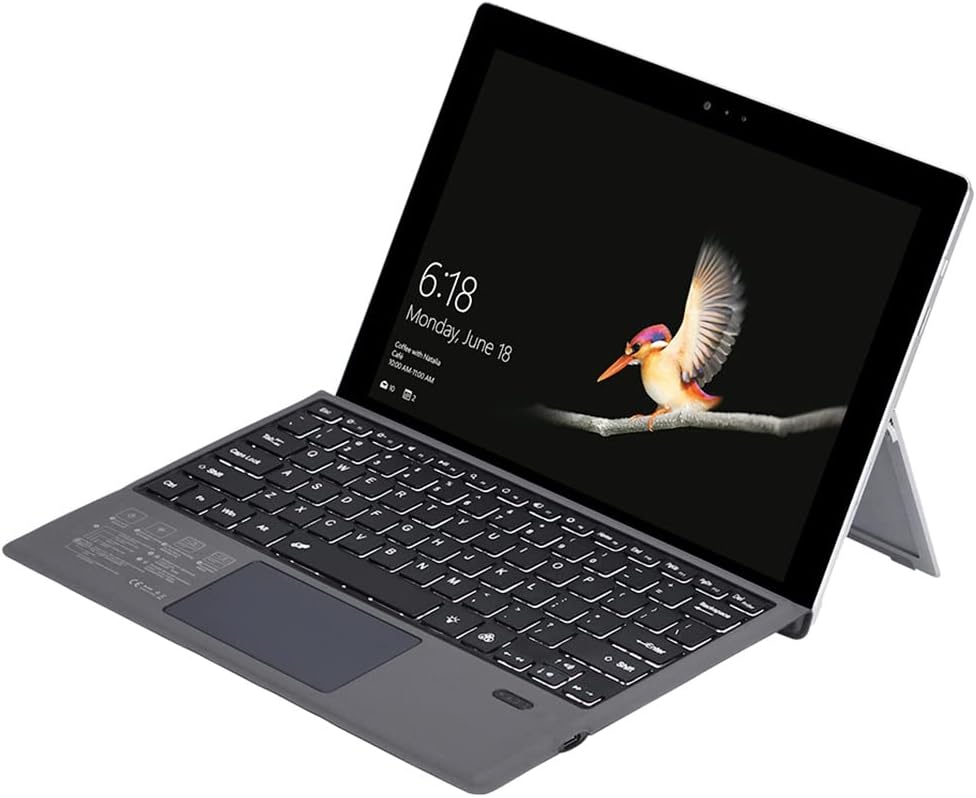 Bezprzewodowa klawiatura Bluetooth z podświetleniem i gładzikiem do Surface Pro – Nexora