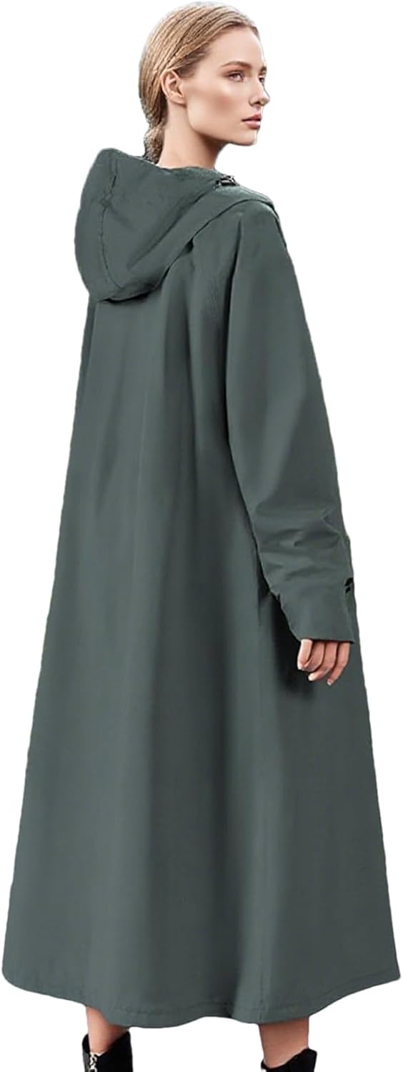 Długi płaszcz przeciwdeszczowy – Veridra