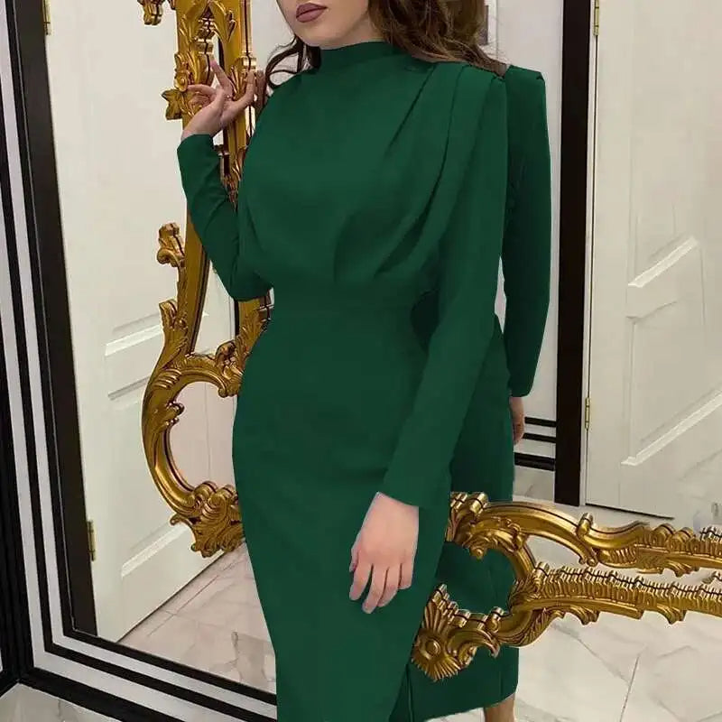 Sukienka Bodycon Midi z golfem – Valeria