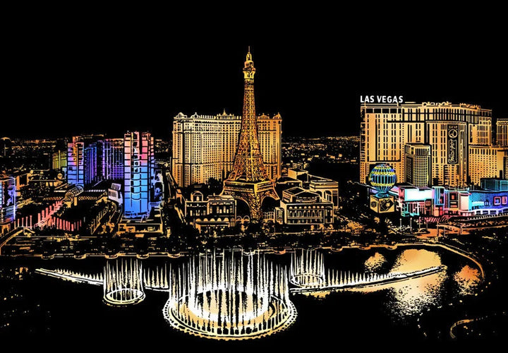 5D Tablica do wydrapywania – ColorPeek-Las Vegas-Trend Polska