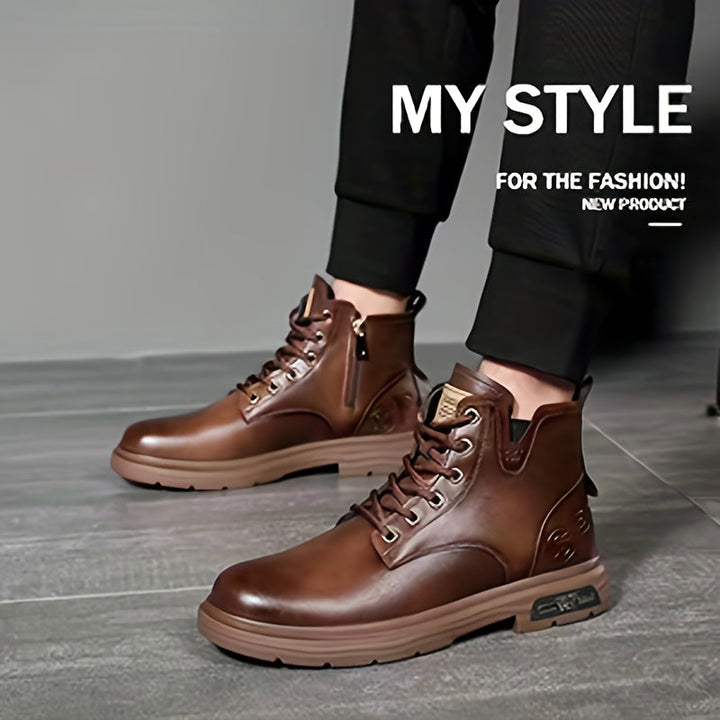 Ciepłe i stylowe buty za kostkę męskie - Arvo