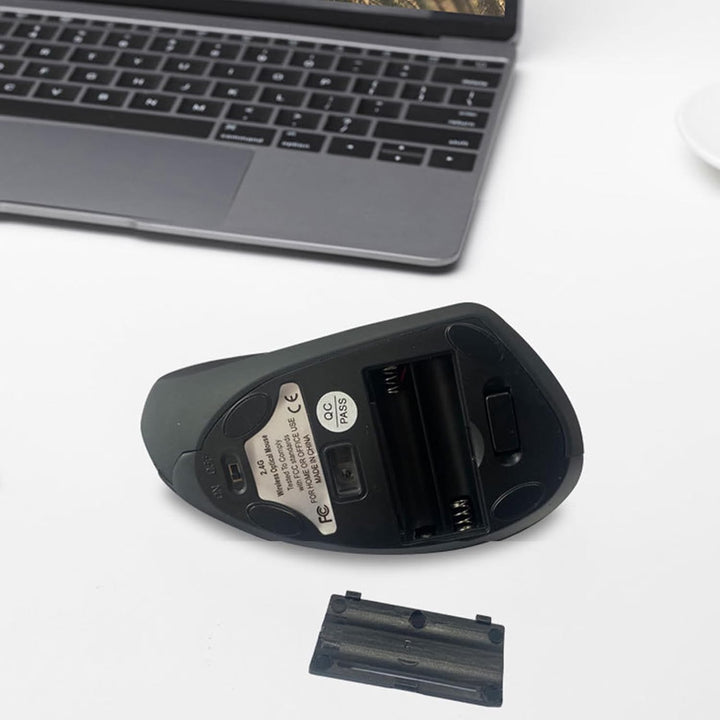 Bezprzewodowa mysz pionowa ergonomiczna z możliwością ładowania – Elvion