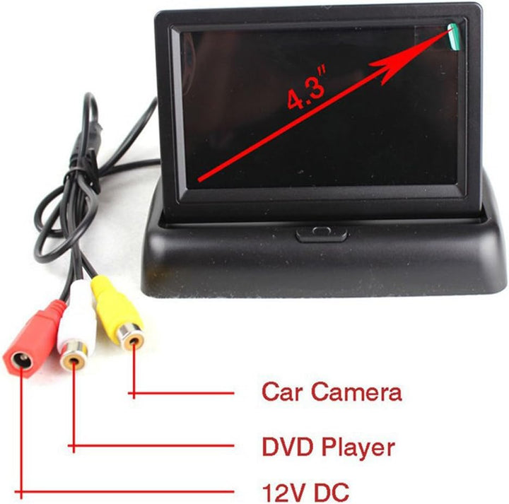 Bezprzewodowa kamera parkingowa z monitorem LCD 4,3" (10,9 cm) – ParkSafe