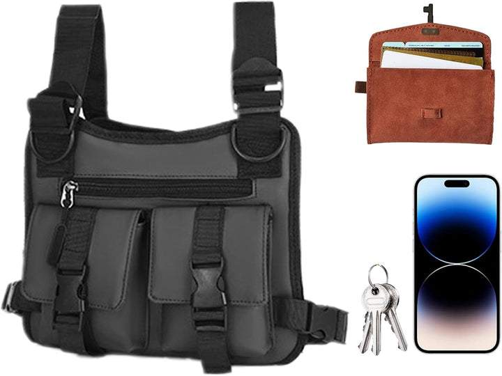 Lekka regulowana kamizelka biegowa dla mężczyzn – Dravon