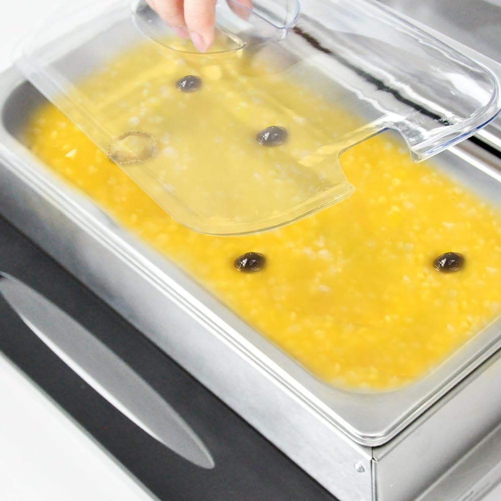 Elektromatyczny podgrzewacz jedzenia bufetowego z 3 × 2,5L pojemnikami i regulacją temperatury – Valtero