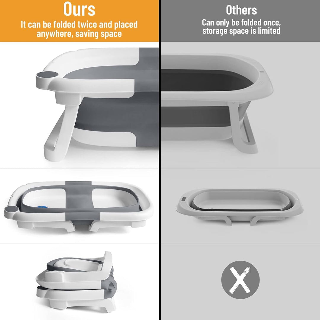 Składana wanienka dla niemowląt z siatką – BathNest