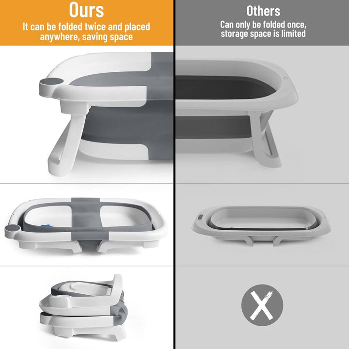 Składana wanienka dla niemowląt z siatką – BathNest