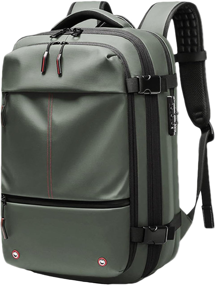 Odkurzacz plecakowy – Rozszerzana wodoodporna torba podróżna 60L z kieszenią na laptop – Trivora