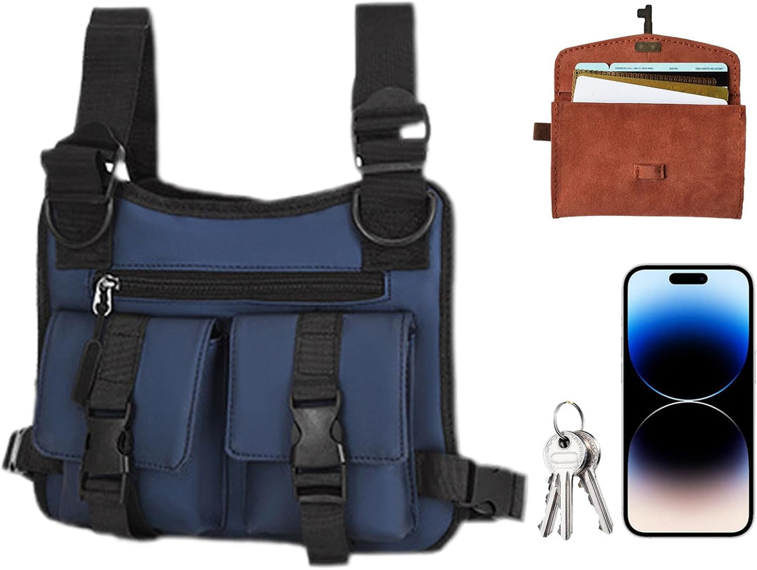 Lekka regulowana kamizelka biegowa dla mężczyzn – Dravon