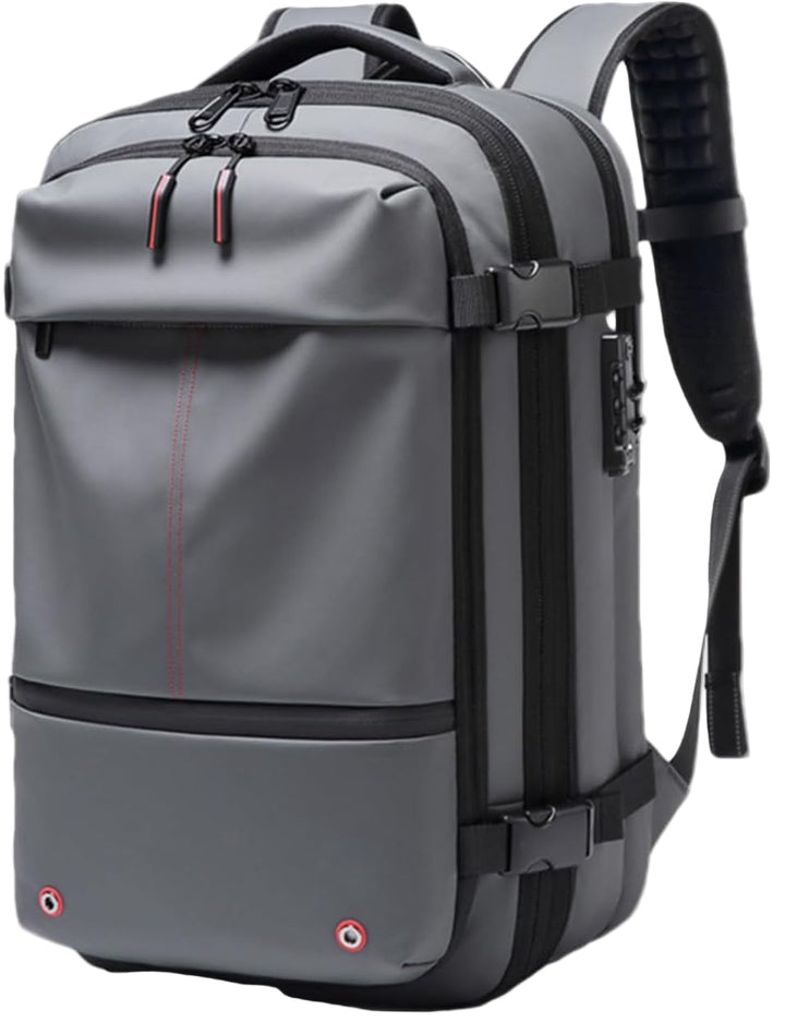 Odkurzacz plecakowy – Rozszerzana wodoodporna torba podróżna 60L z kieszenią na laptop – Trivora