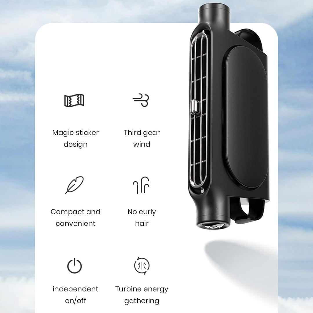 3 prędkości wentylatora chłodzącego USB do samochodu i uchwyt na zagłówki – AutoBreeze (1+1 GRATIS)