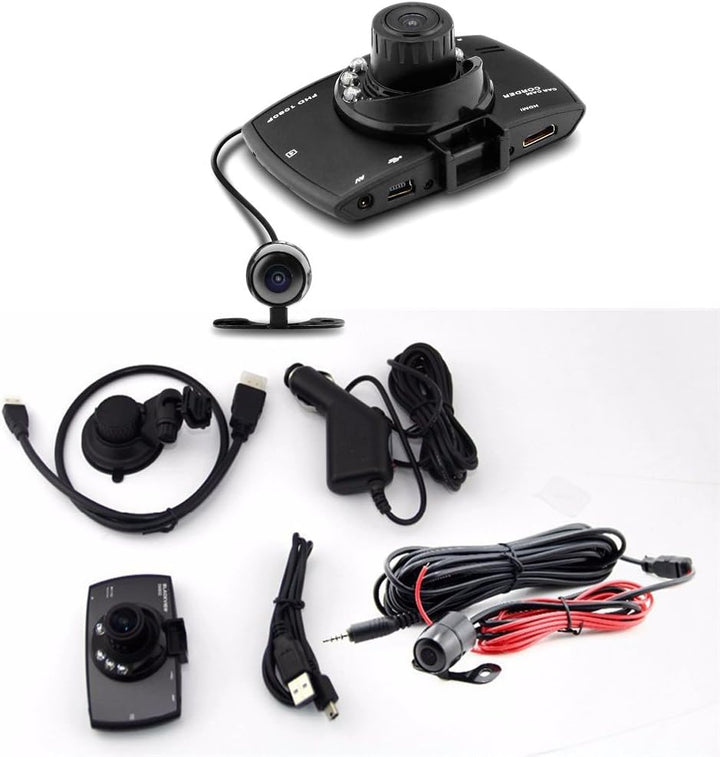 Dual-Lens-Autoradio DVR G30 2,7" LCD Full HD 1080P z czujnikiem G.