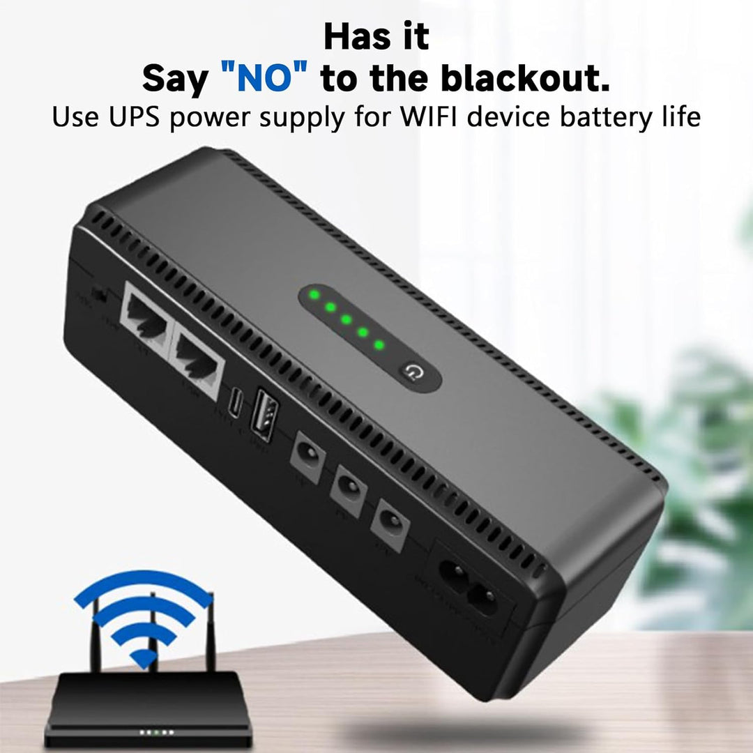 UPS-Notstrombatterie 10400 mAh Kompaktowe źródło zasilania – Nexora