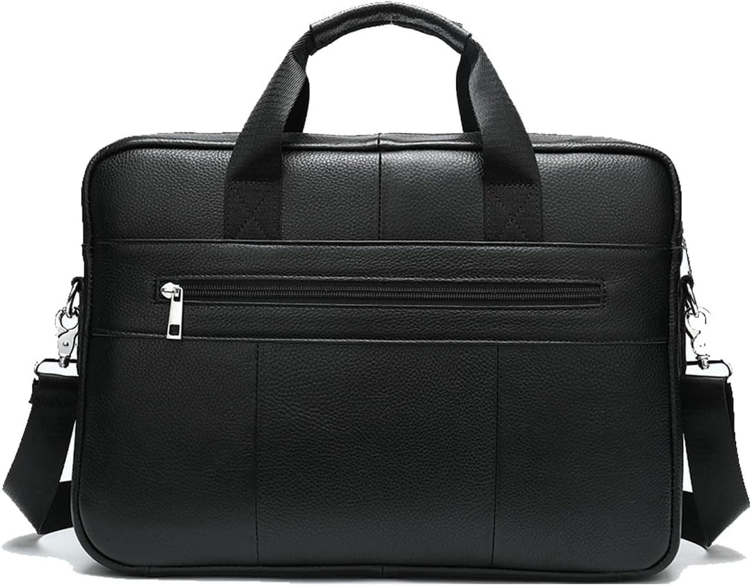 Premium skórzana teczka biznesowa 15” z komorami organizacyjnymi