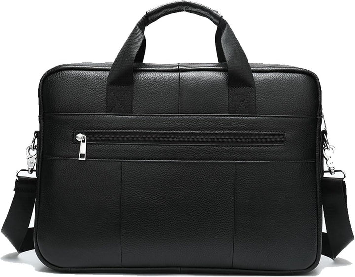 Premium skórzana teczka biznesowa 15” z komorami organizacyjnymi