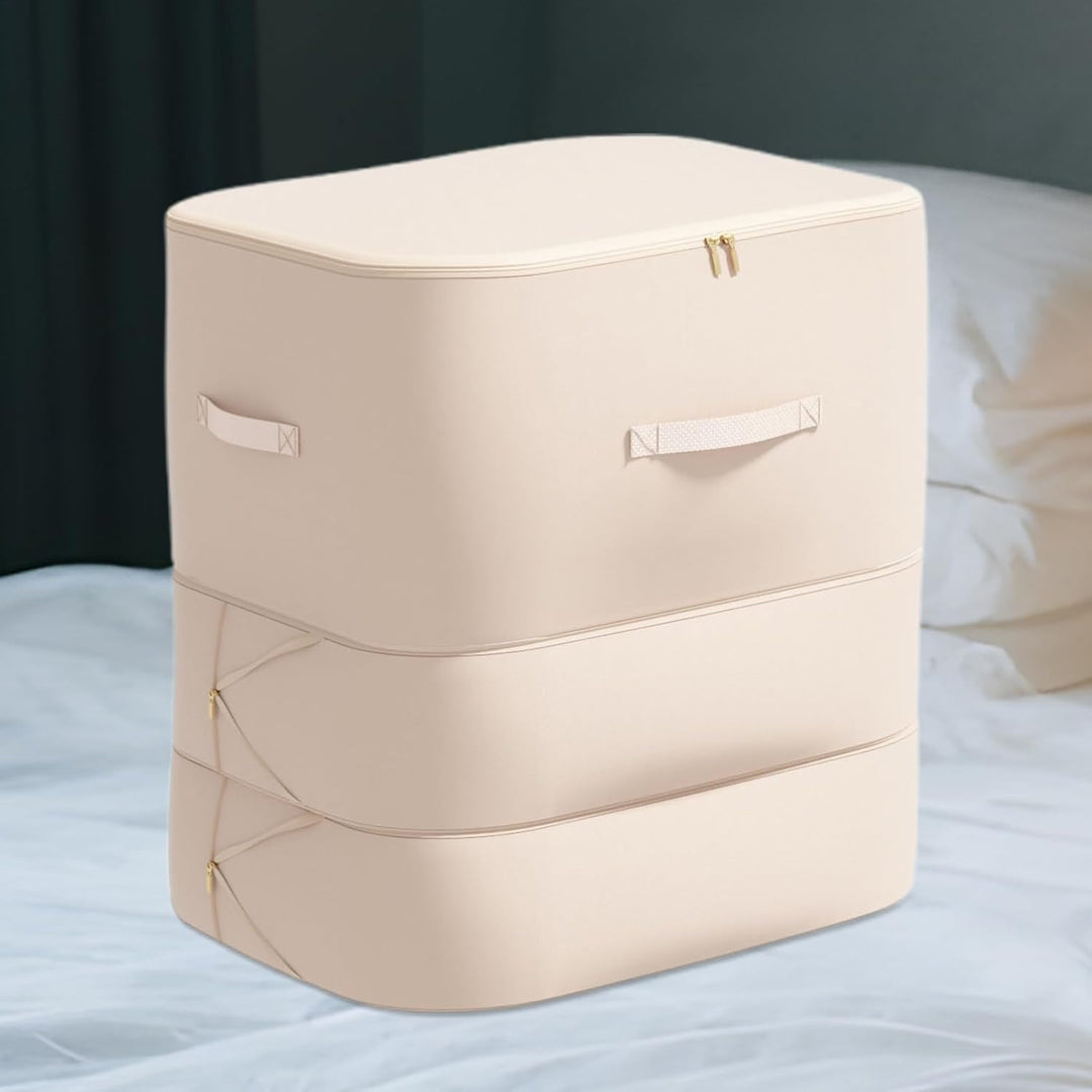 Duża torba do przechowywania pościeli, odporna na kurz, z samokompresem – Corvina