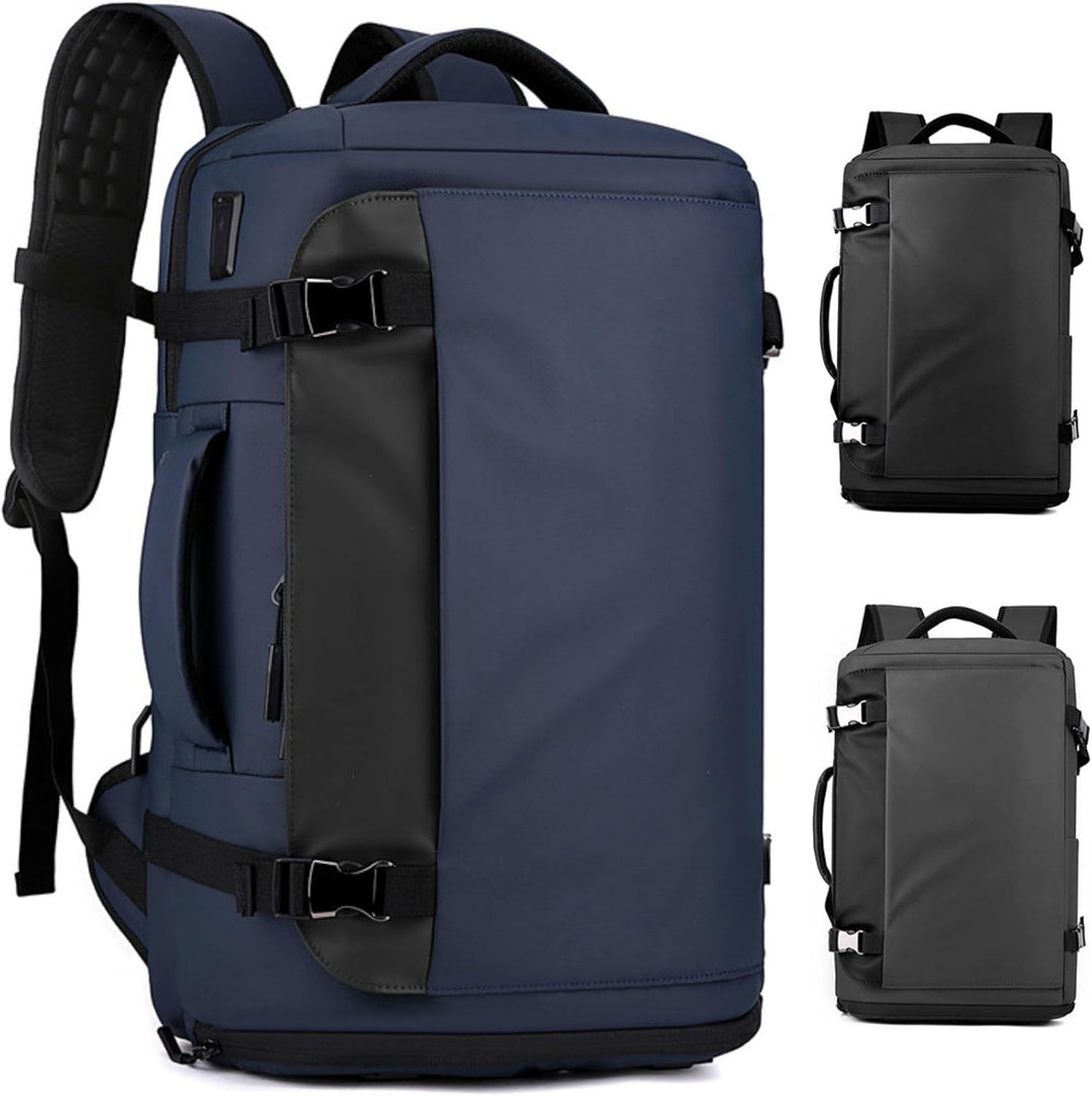 15-calowy (38.10 cm) wodoodporny plecak na laptopa z bocznym otwarciem i portem USB-C – Seria TrekPro