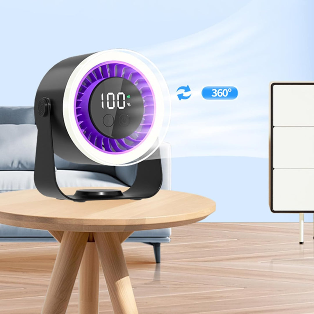 Cichy wentylator biurkowy – Auralis