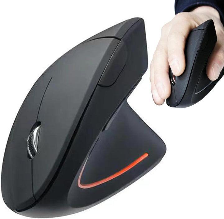 Bezprzewodowa mysz pionowa ergonomiczna z możliwością ładowania – Elvion