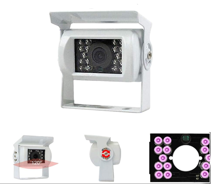 Kamera do wstecznego parkowania samochodu ciężarowego 12V/24V z 18 diodami LED IR do widzenia w nocy IP68