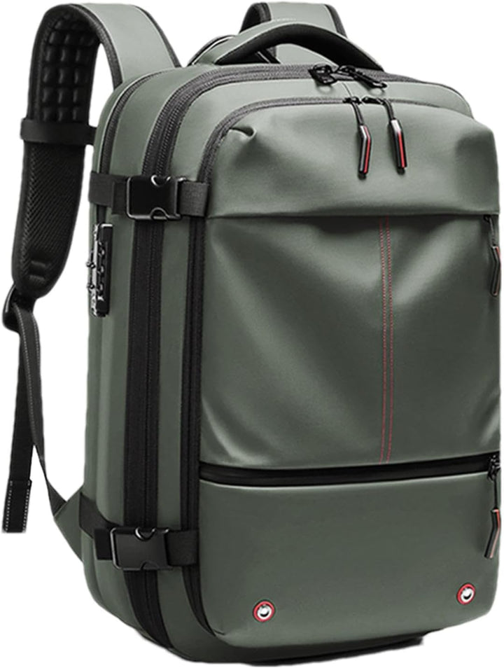 Odkurzacz plecakowy – Rozszerzana wodoodporna torba podróżna 60L z kieszenią na laptop – Trivora