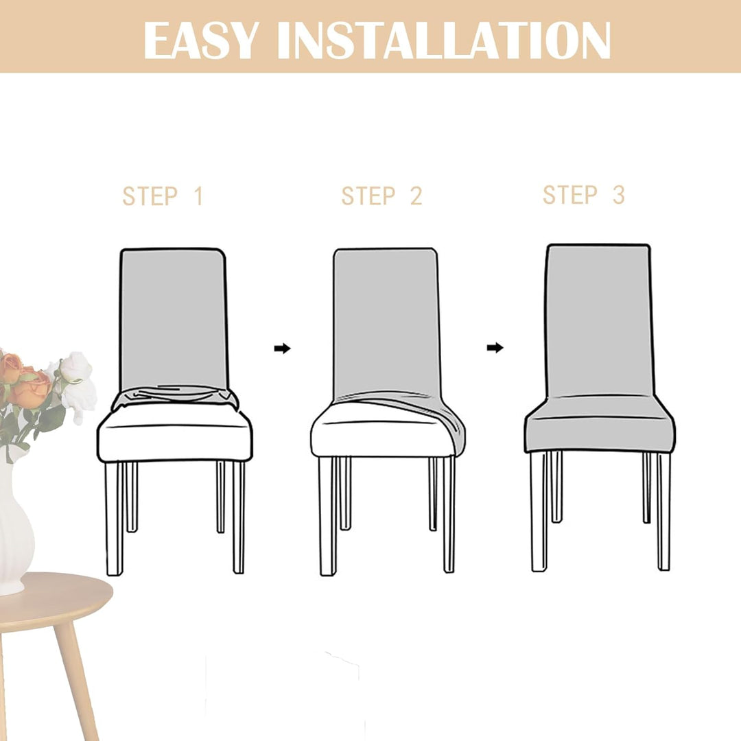 Stretch pokrowce na krzesła jadalniane – ChairGuard