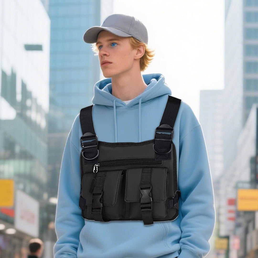 Lekka regulowana kamizelka biegowa dla mężczyzn – Dravon