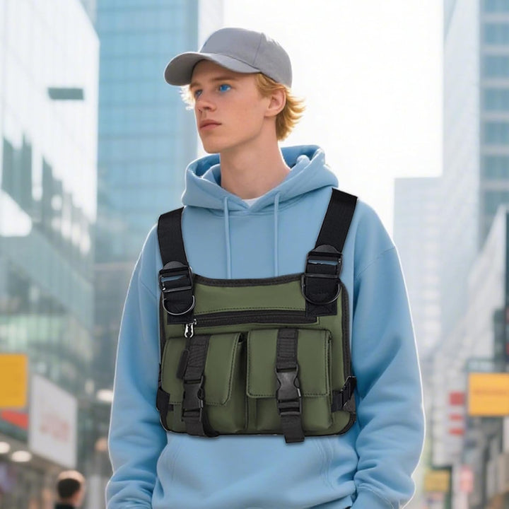 Lekka regulowana kamizelka biegowa dla mężczyzn – Dravon