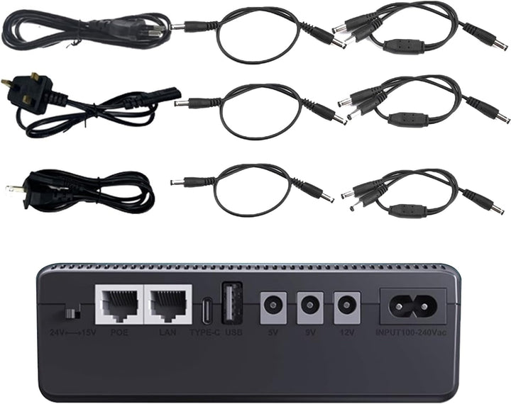 UPS-Notstrombatterie 10400 mAh Kompaktowe źródło zasilania – Nexora