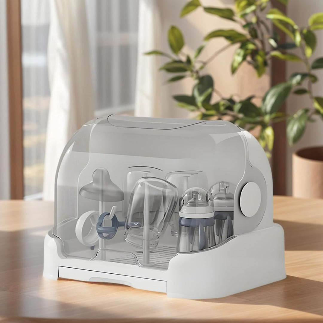 Suszarka do butelek dla dzieci i pojemnik do przechowywania z pokrywą – Orvian