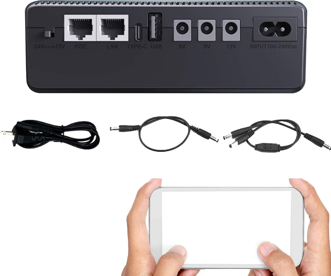 UPS-Notstrombatterie 10400 mAh Kompaktowe źródło zasilania – Nexora