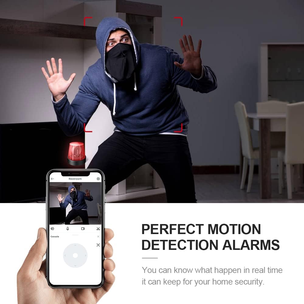 Mini-kamera bezpieczeństwa 4K WiFi ukryta kamera wewnętrzna z funkcją nocną