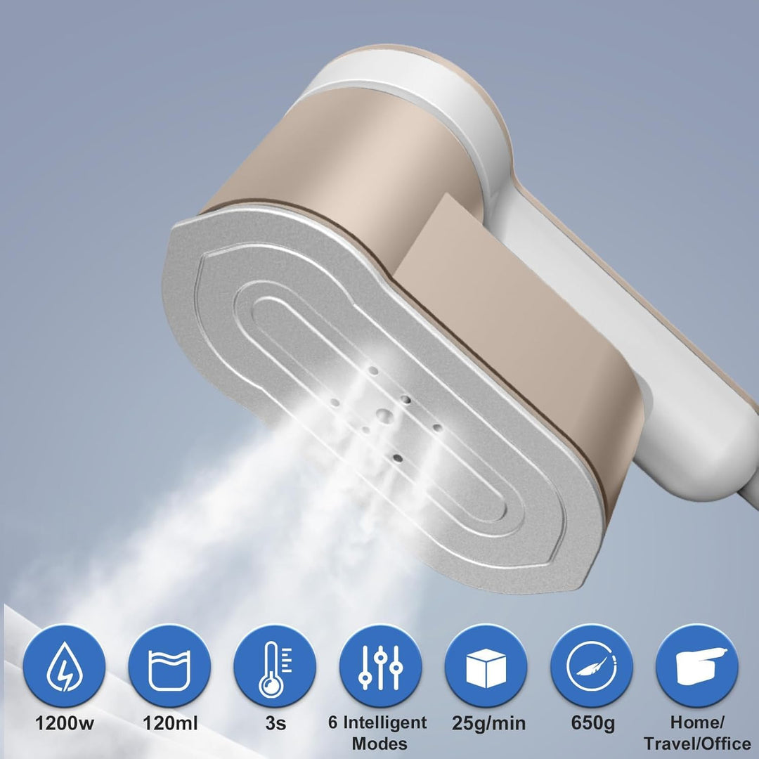 Przenośne podróżne żelazko parowe 1200W z 6 trybami i wtyczką AU